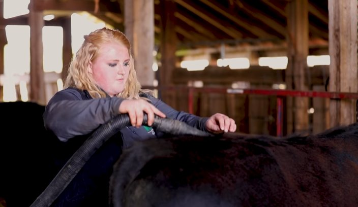 Yelm's Rebecca Griffin, a 2020 graduate, was recently awarded State Star Farmer during the 90th Washington FFA Convention for her work with steer. Last year, Griffin was named Washington State Angus Queen