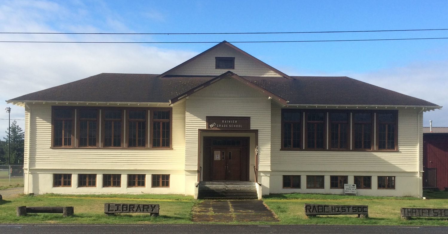 The Rainier School District will hold a town meeting next week to determine the future of its historic, original school building, pictured here. The district invites the public to attend and provide input on its plan to increase community benefits without raising taxes.