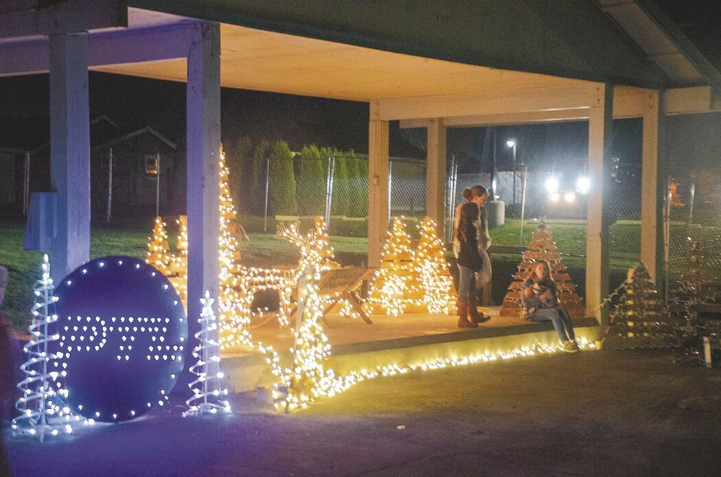 PTL Flooring sponsored this display of Christmas lights in Yelm City Park. 
