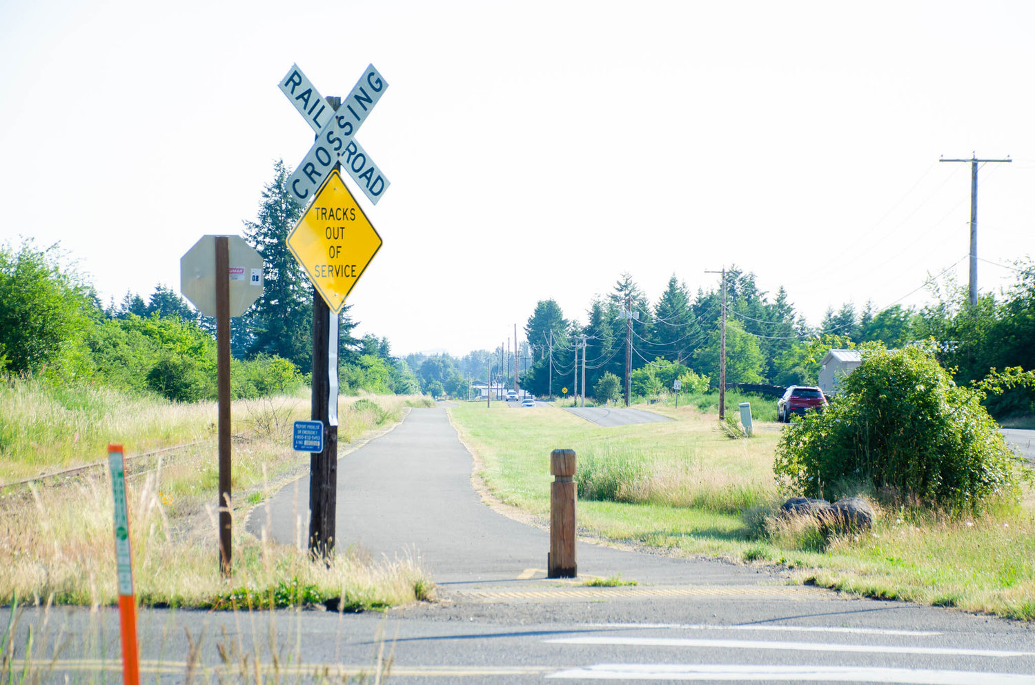 The Yelm Prairie Line Trail is seen in the photo taken on Monday, June 21.