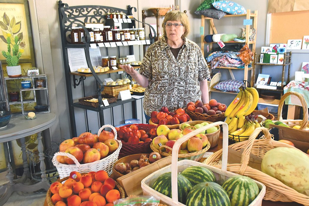 Yelm-area resident Amy Malik speaks about her venture Small Town Veggies last week, a business devoted to addresing food insecurity and promoting the work of local farmers.