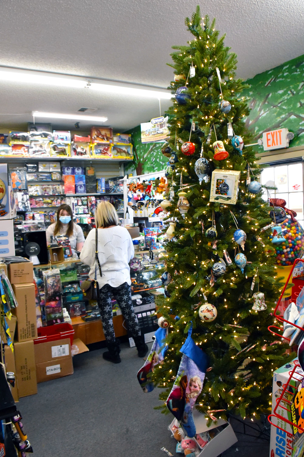 Funtime Toys and Gifts saw steady holiday foot traffic this Christmas season.