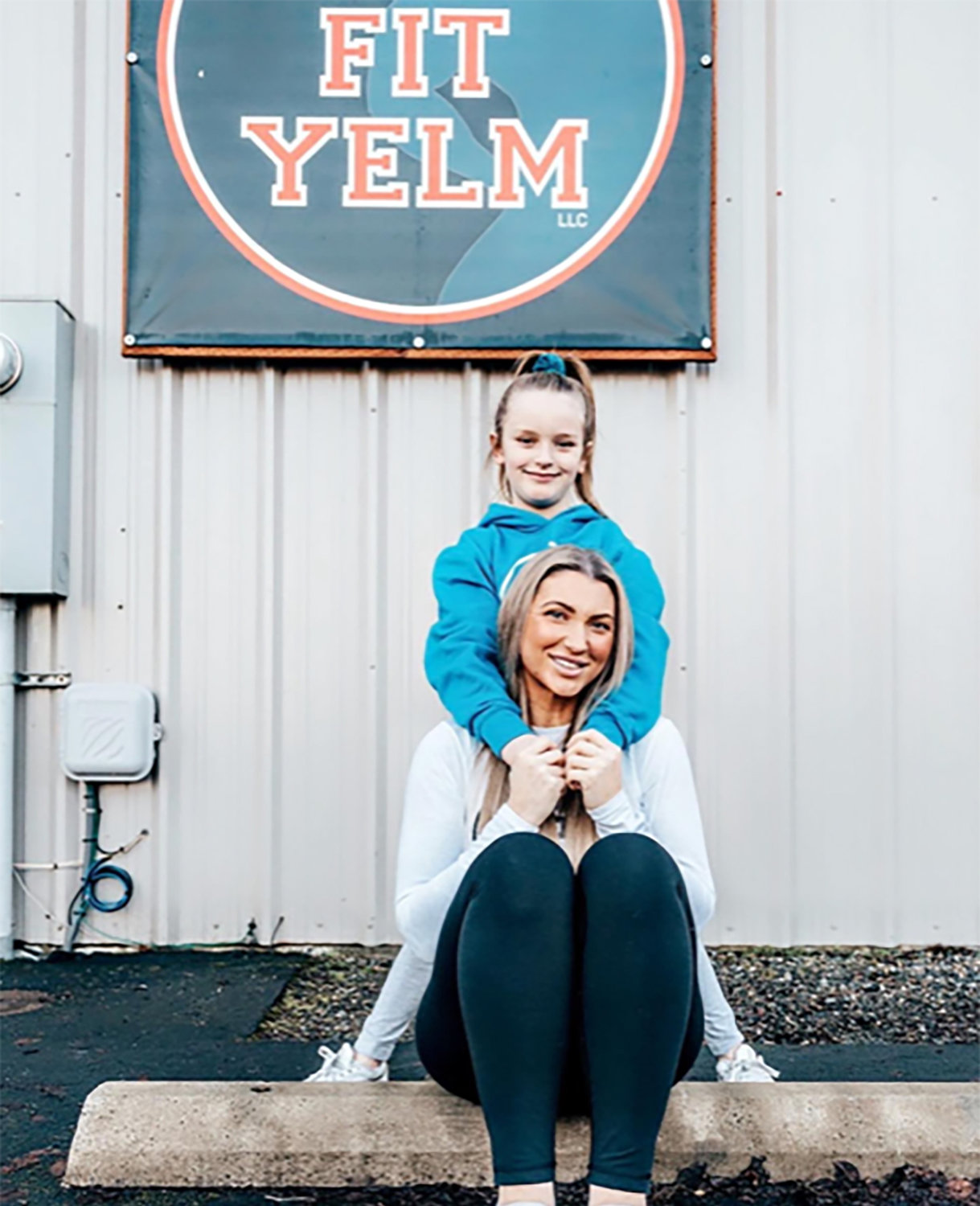 Kasey Cartledge, the new owner of Get Fit Yelm, is pictured with her daughter Kora Cartledge.