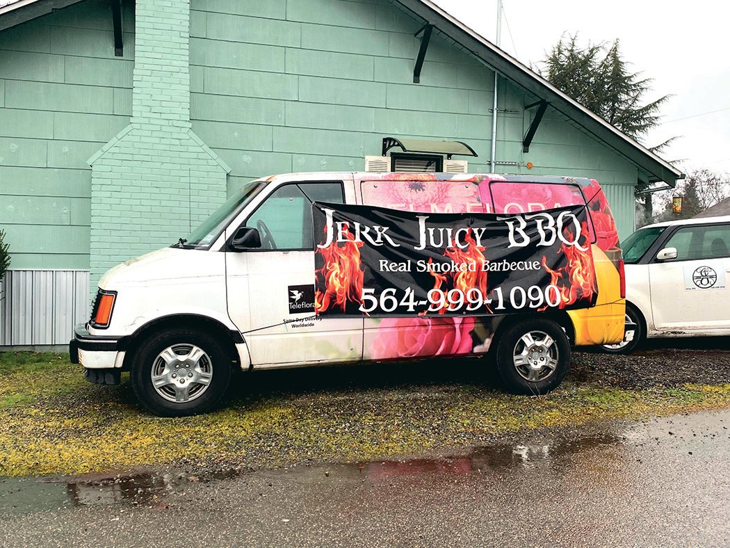 Jerk Juicy BBQ is located behind Yelm Floral at 202 W. Yelm Ave., Suite B. The business, which features a variety of smoked meats, also provides catering services.