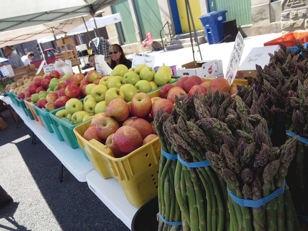 Fruits and vegetables are pictured at a previous Tenino Farmers Market. The market will open for the season on May 7.