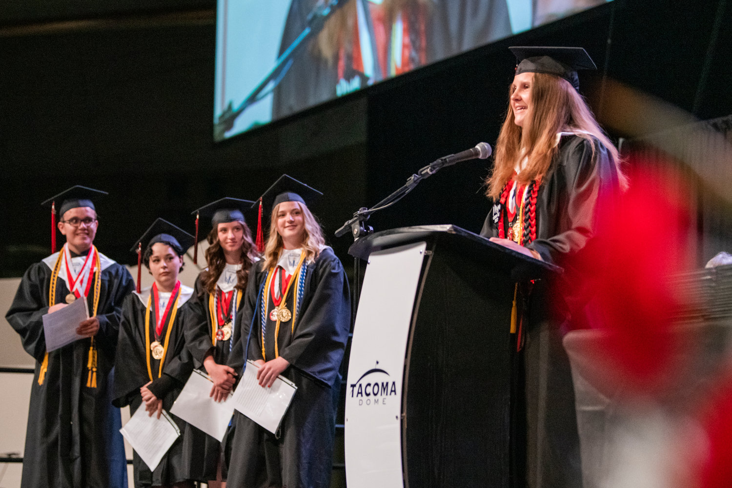 The Yelm High School class graduated during a ceremony at the Tacoma Dome on June 16.