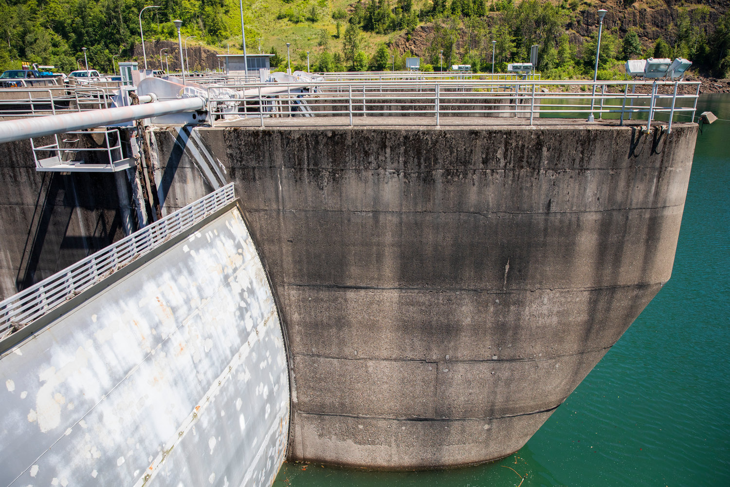 The Mossyrock Dam is pictured.