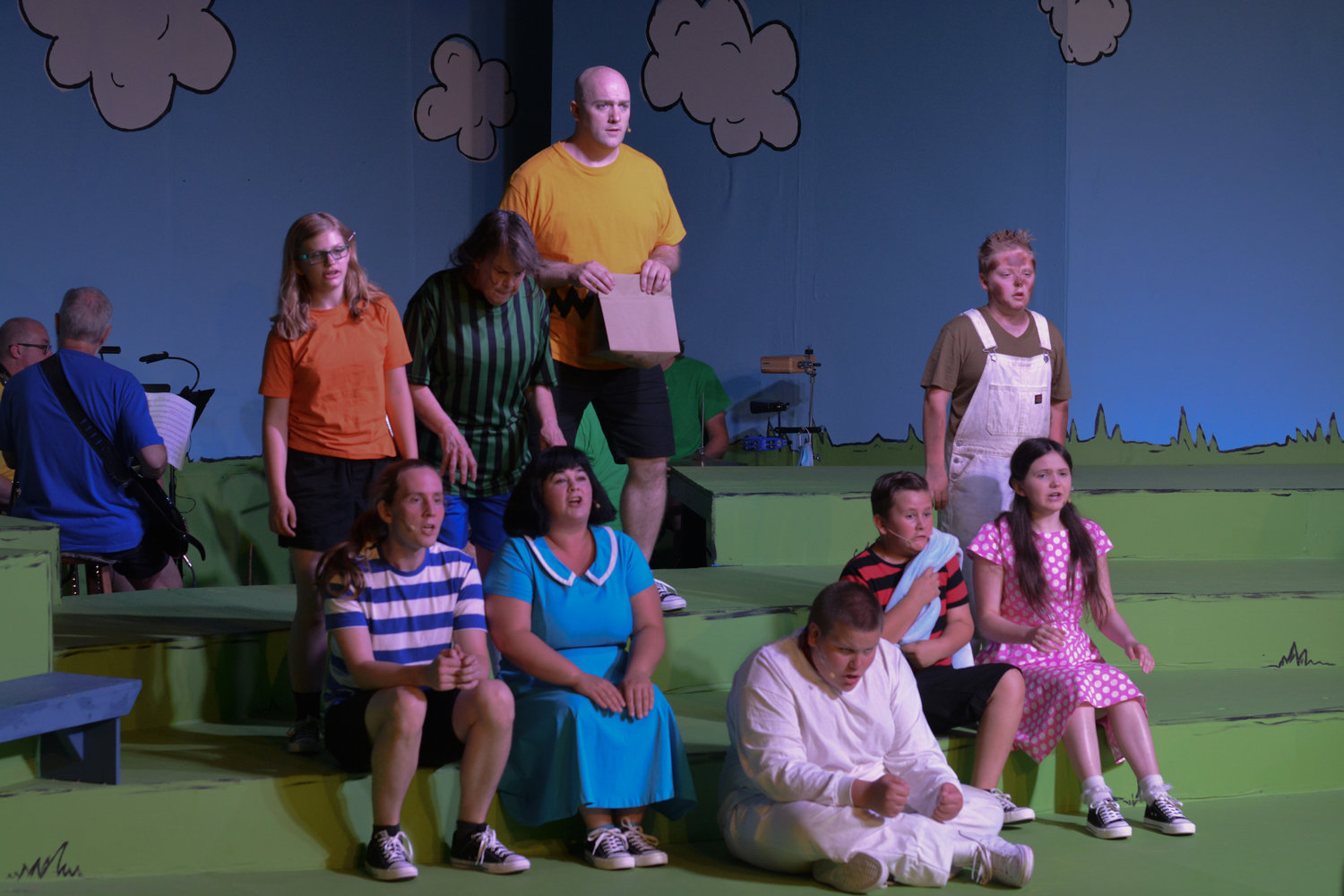 The entire cast took the stage to perform a rendition of “You’re a Good Man, Charlie Brown.”