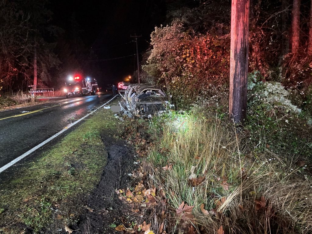 The Pierce County Sheriff’s Department responded to a fatal single car collision in Roy on Nov. 26.