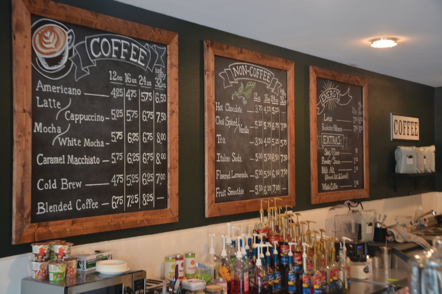 Worthy Coffee Co. has a wide variety of drink options on its menu.