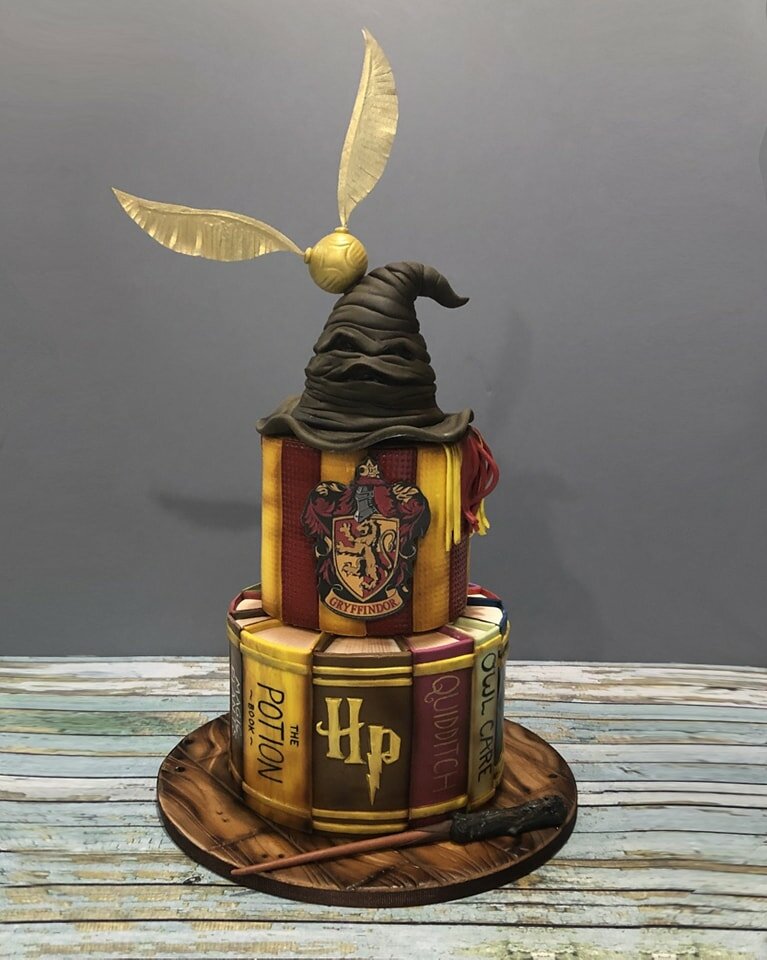 Photo courtesy of Whimsy Cakes By Dee
Dee Ragsdale enjoys making cakes with a fantasy theme, including this “Harry Potter” cake.