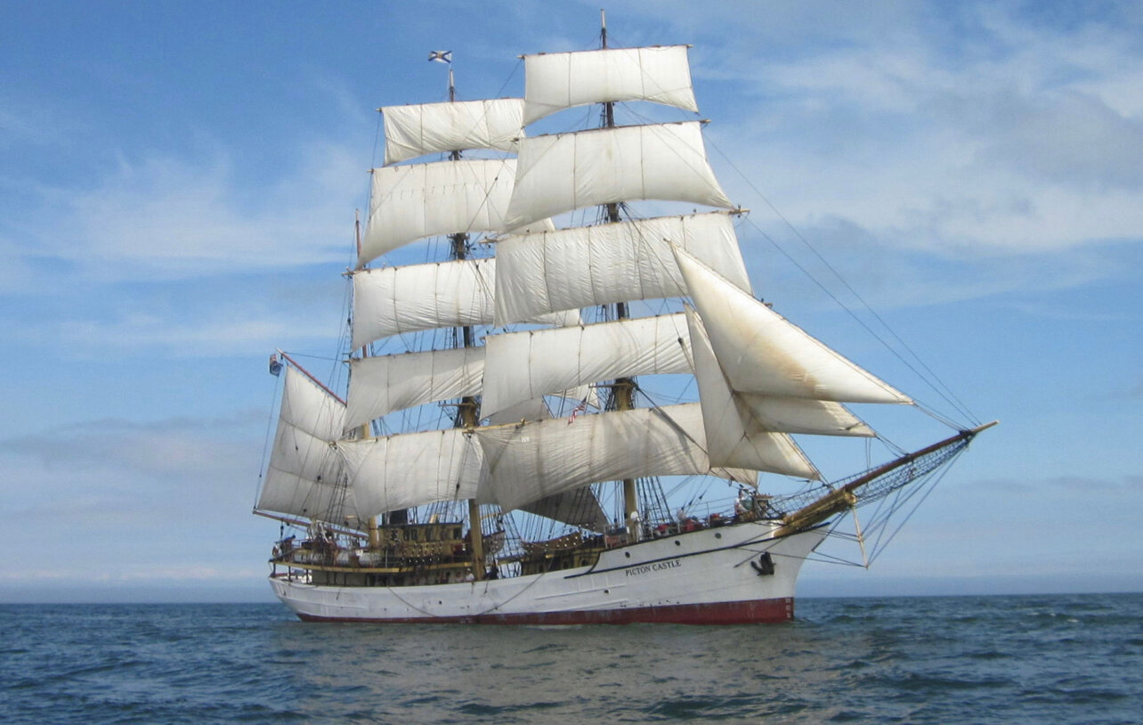 The Barque Picton Castle is a three-masted sail training tall ship based in Lunenburg, Nova Scotia, Canada.